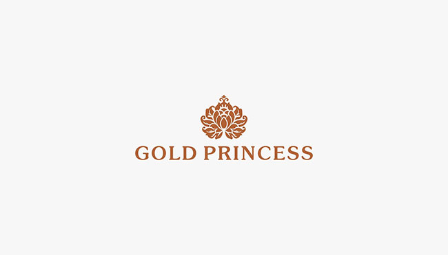 GOLD PRINCESS 泰國皇家化妝品品牌商標設(shè)計